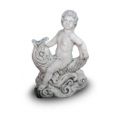 Statue Child on Fish